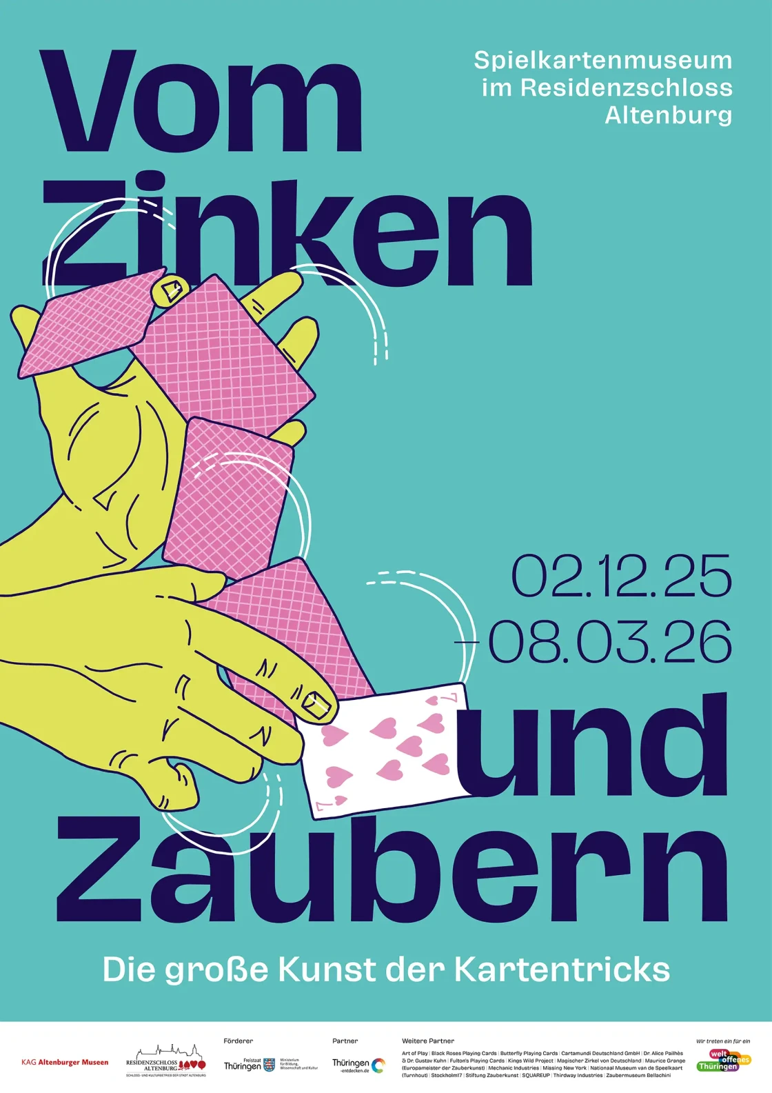 Plakat zur Bewerbung der Ausstellung.